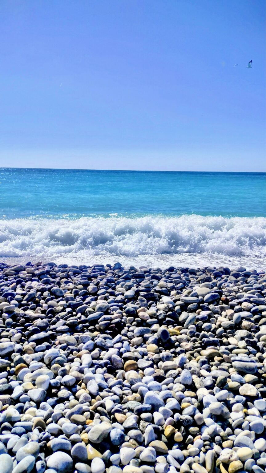 Walking tour in Nice, France, Nice Beach
